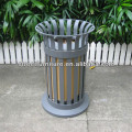 Professional public flat bar waste bin waste collection container manufacturer